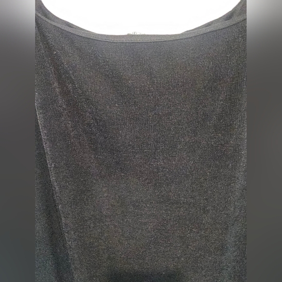 Wild Fable Black Ribbed Midi Tank Dress Size XL Sustainable Fabric - Picture 2 of 10